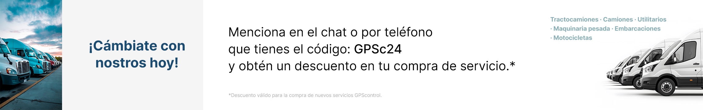 cámbiate con nosotros, gpscontrol, descuento, cámbiate hoy, rastreo gps, rastreo inteligente