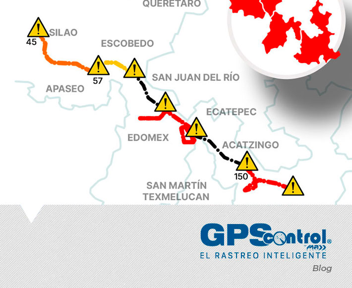 Carreteras más peligrosas para el transporte en México: cómo proteger tu Flota de transporte con GPScontrol®